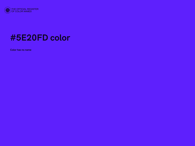 #5E20FD color image