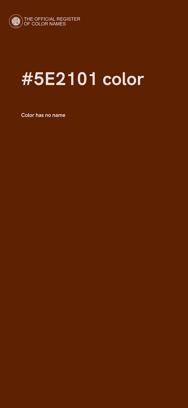 #5E2101 color image