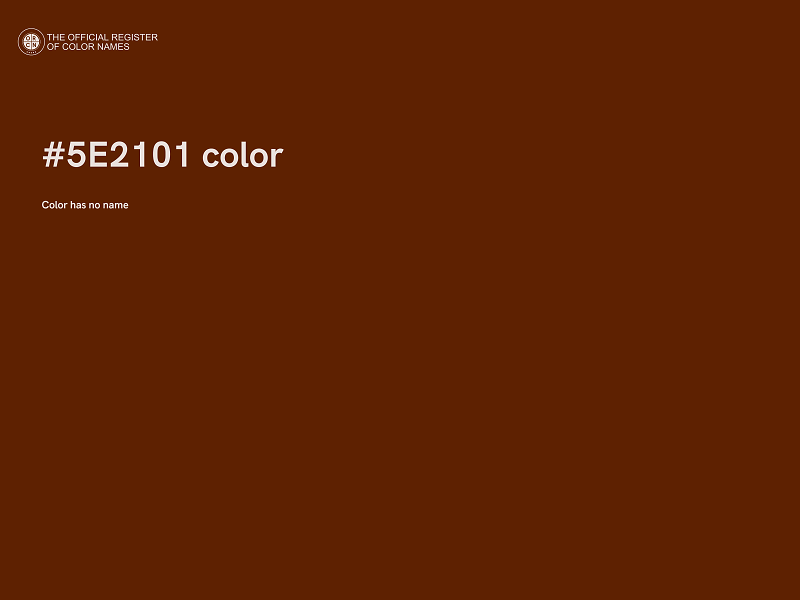 #5E2101 color image