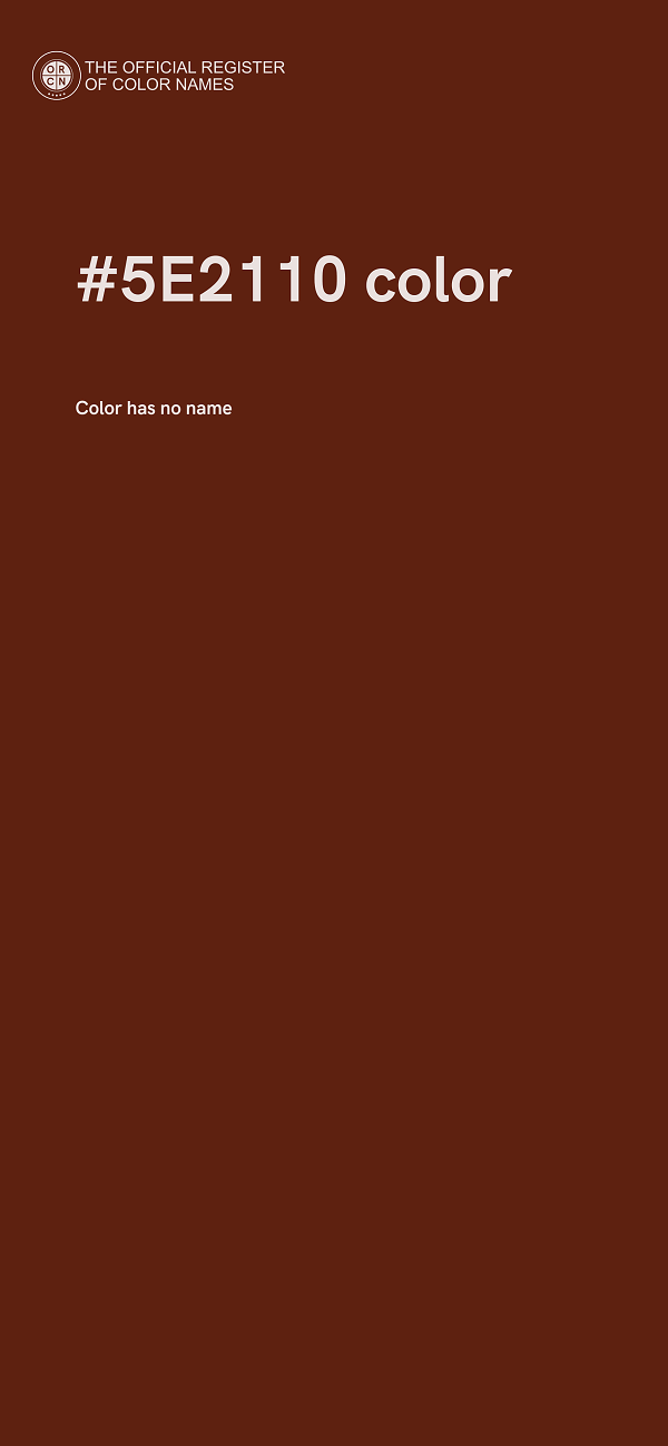 #5E2110 color image