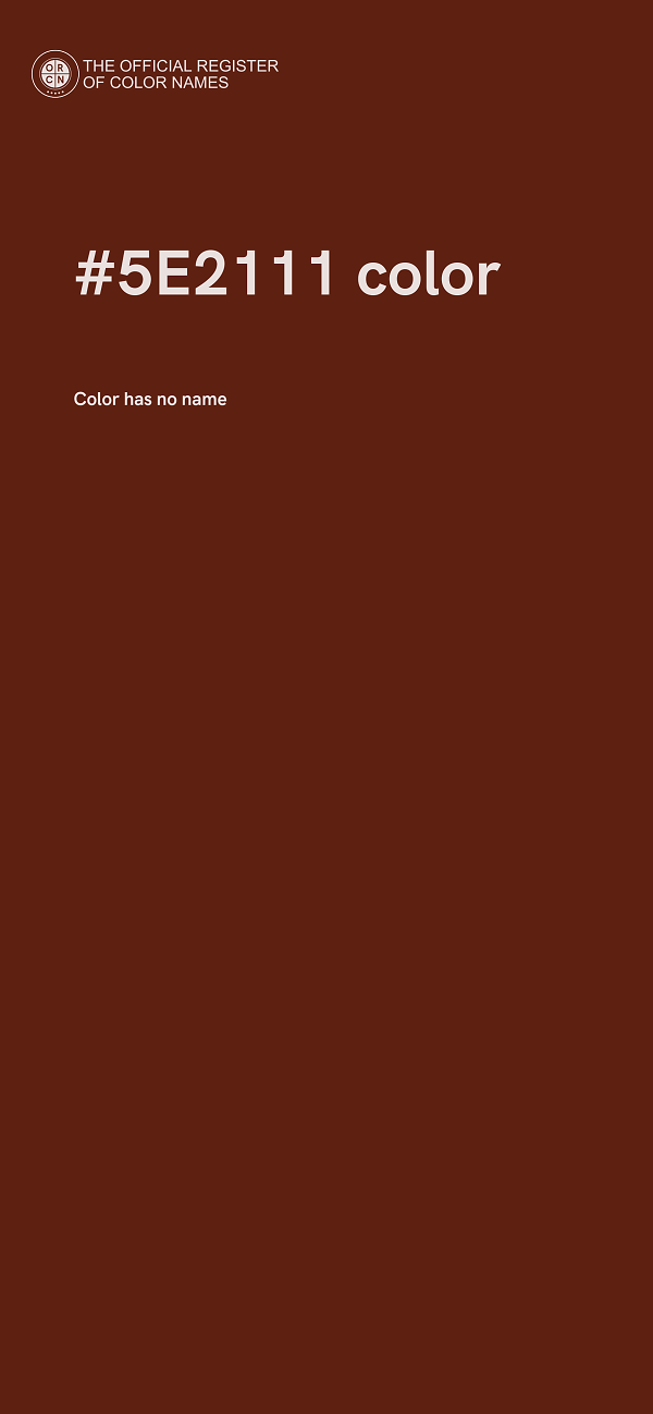 #5E2111 color image