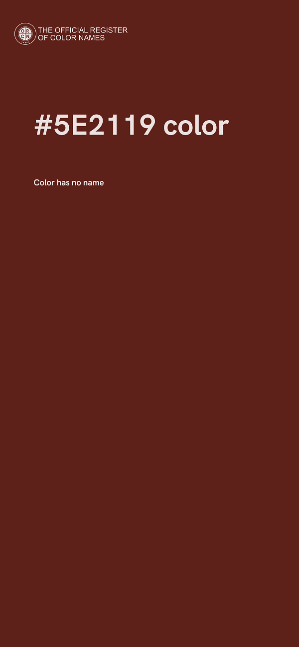 #5E2119 color image