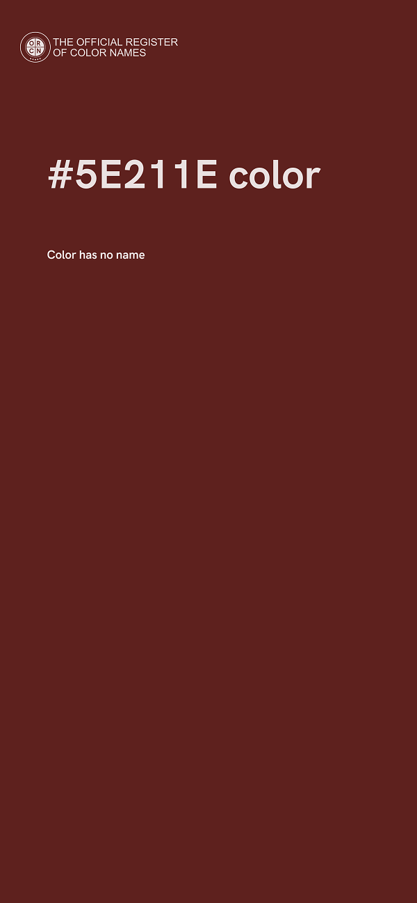 #5E211E color image