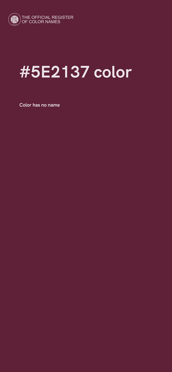 #5E2137 color image