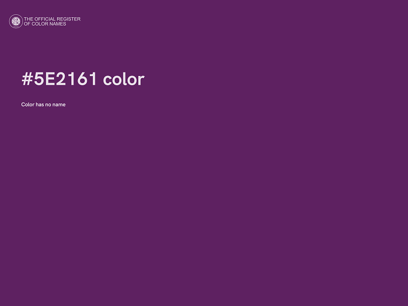 #5E2161 color image