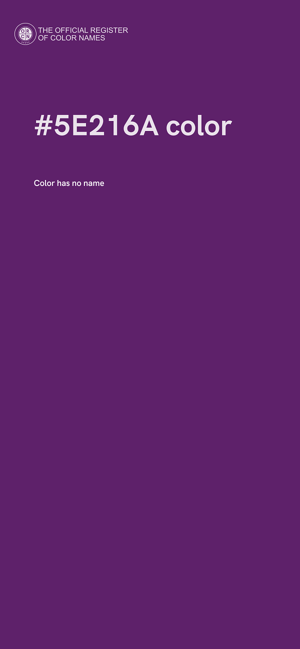 #5E216A color image