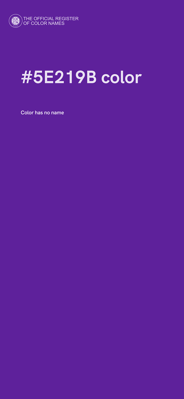 #5E219B color image