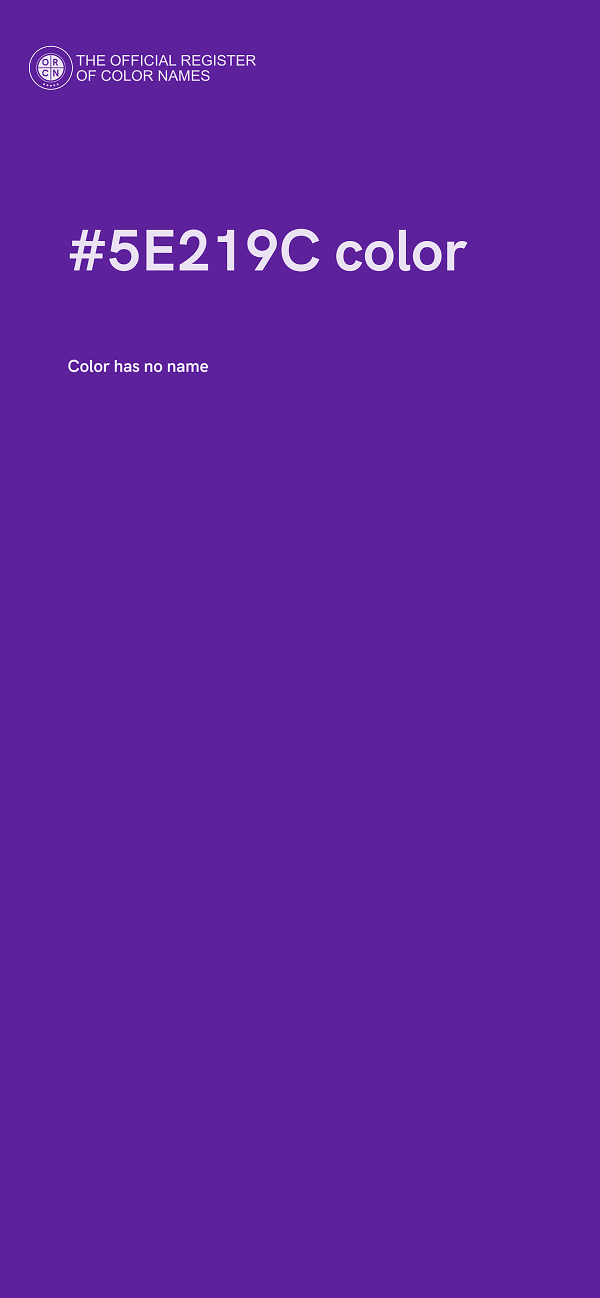#5E219C color image