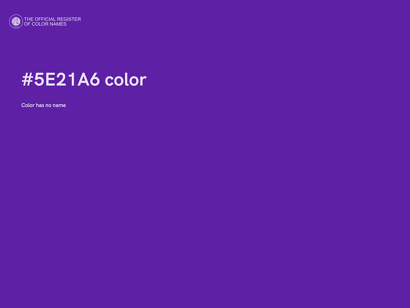 #5E21A6 color image