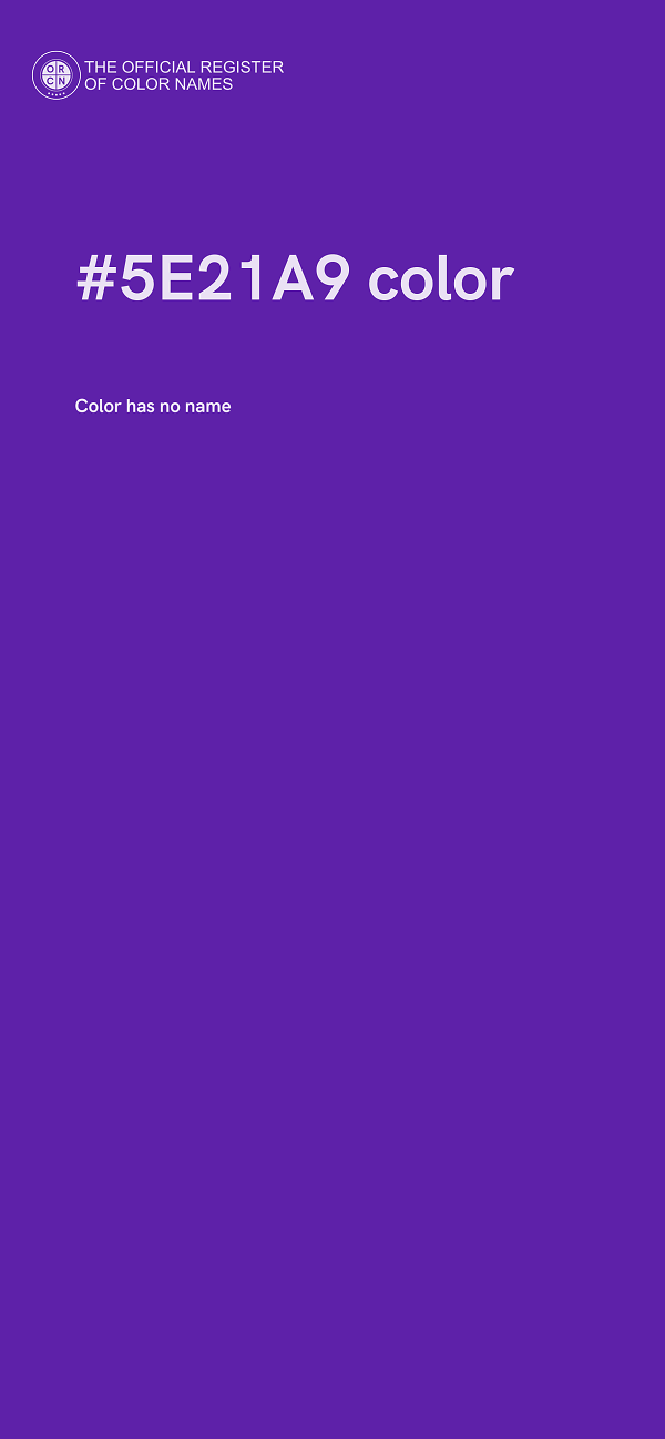 #5E21A9 color image