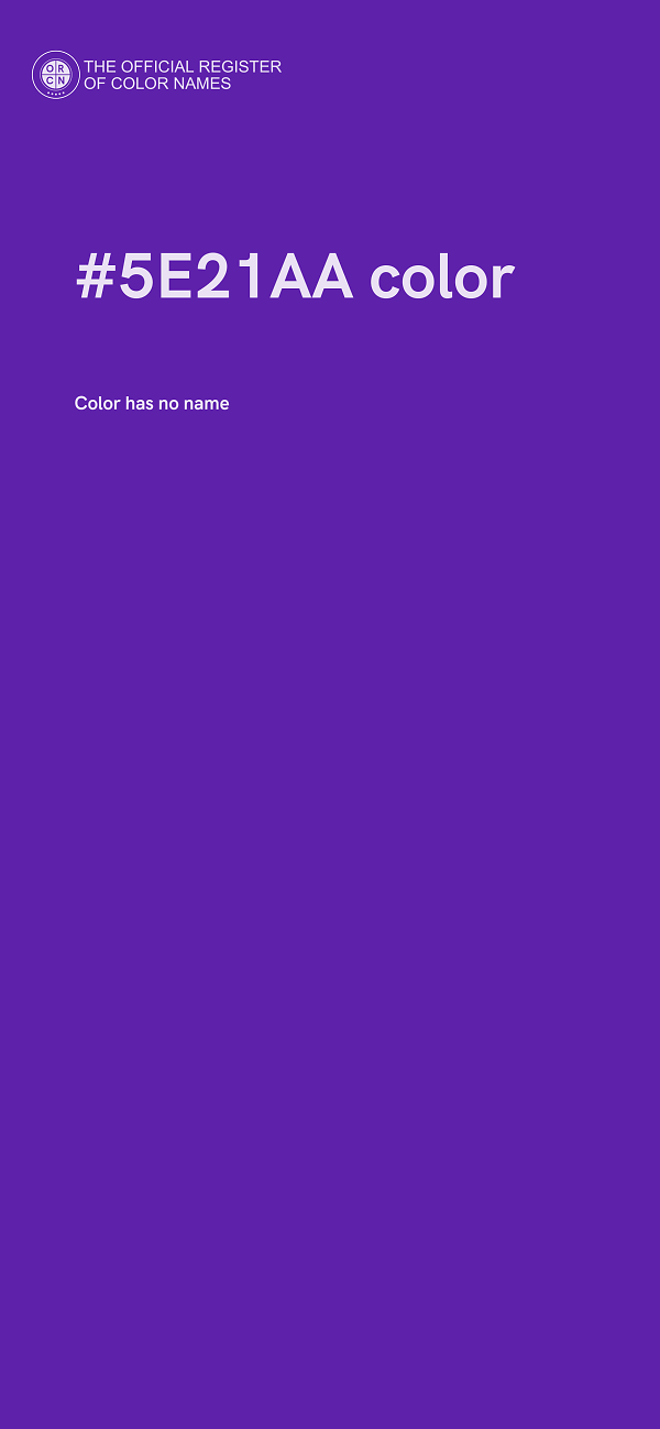 #5E21AA color image