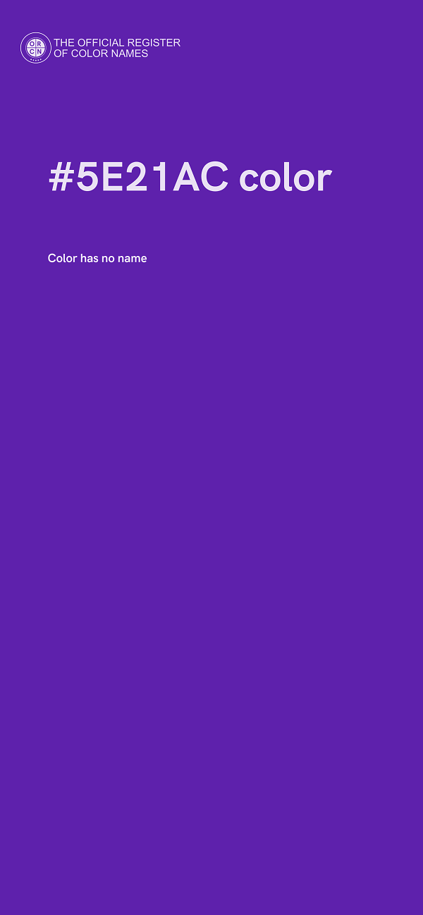 #5E21AC color image