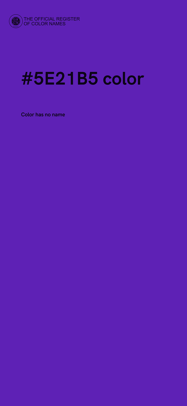 #5E21B5 color image