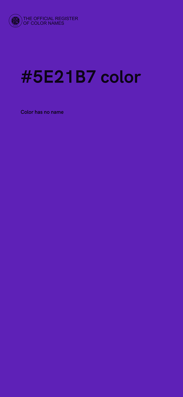 #5E21B7 color image