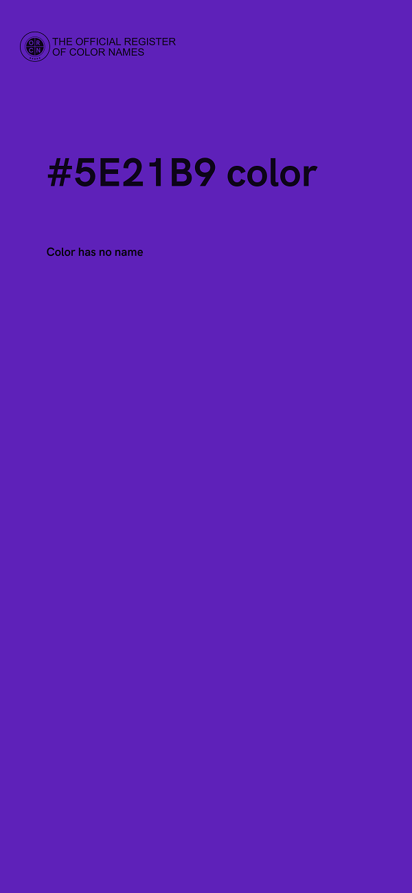 #5E21B9 color image