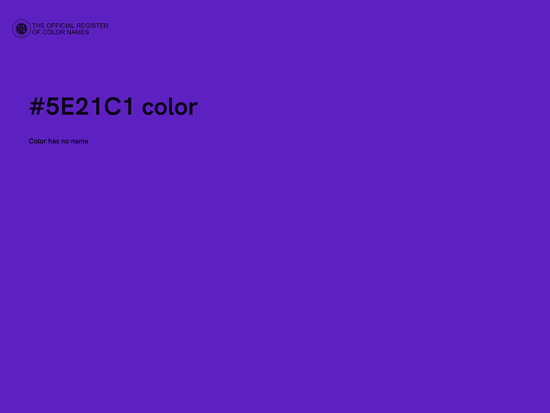 #5E21C1 color image