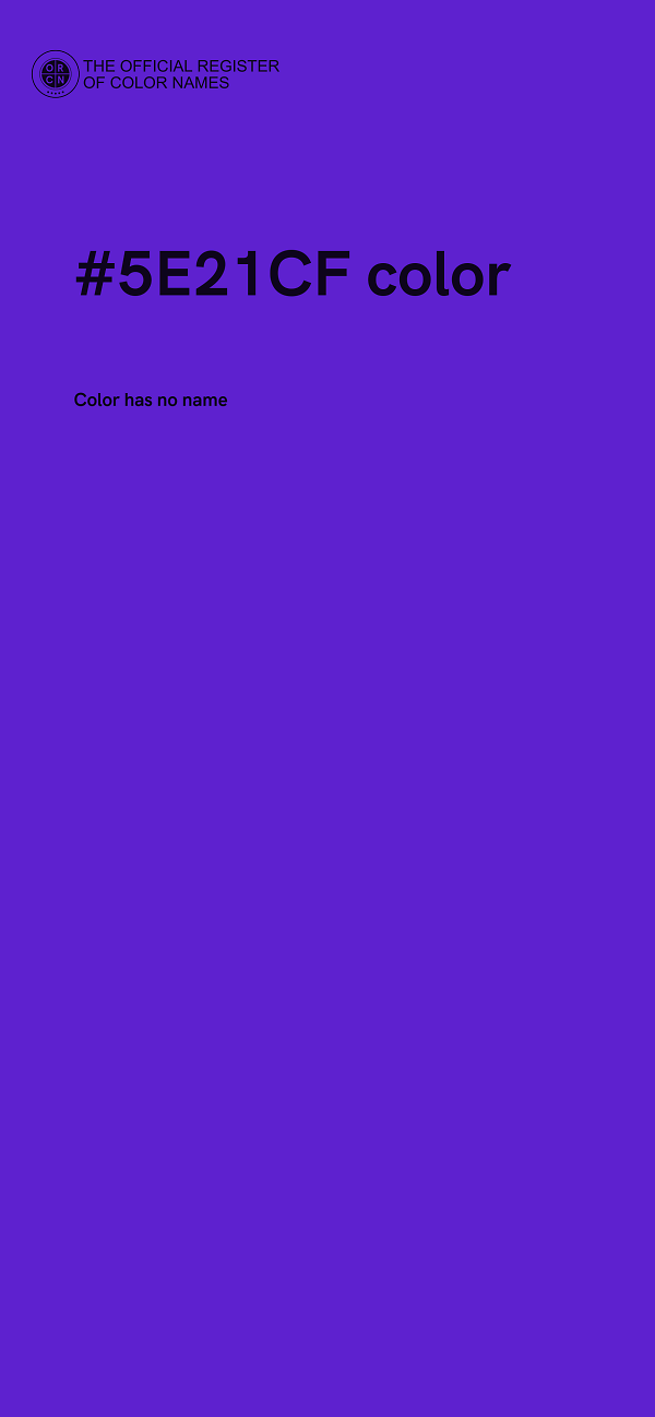 #5E21CF color image
