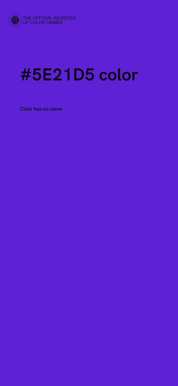 #5E21D5 color image