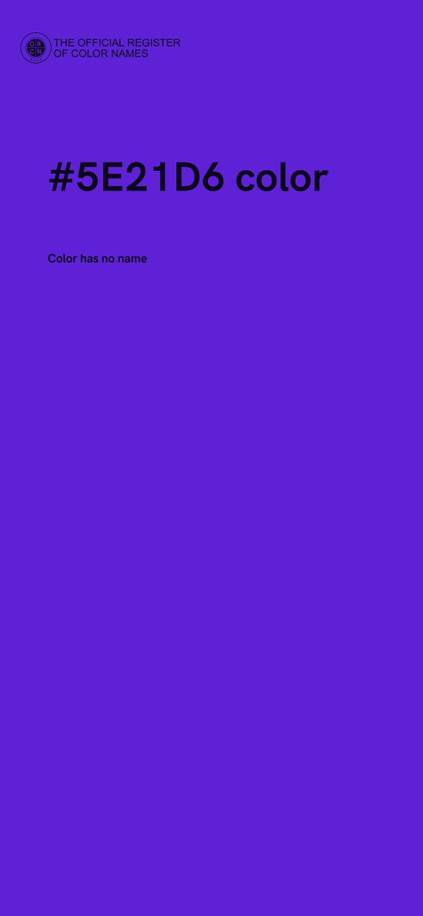 #5E21D6 color image