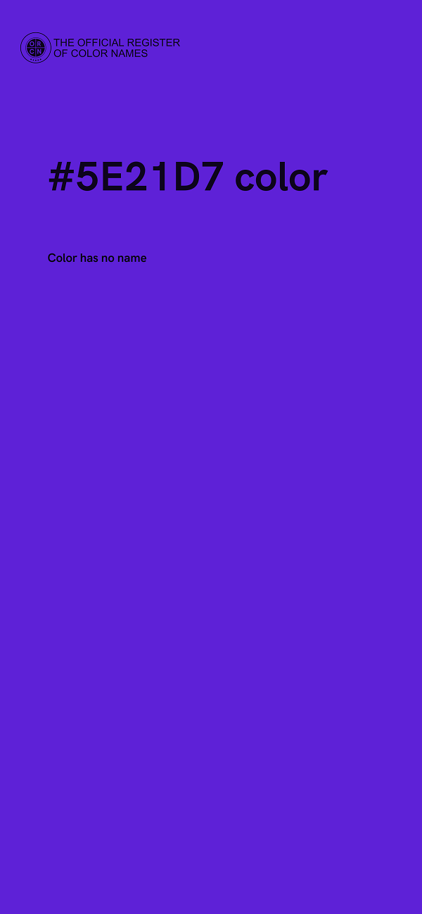 #5E21D7 color image