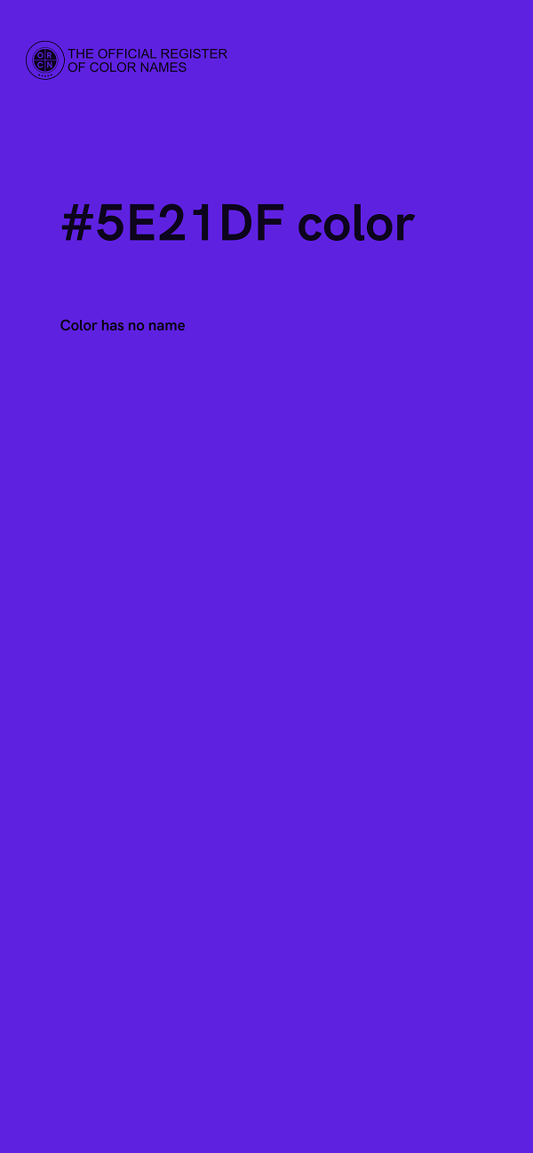#5E21DF color image