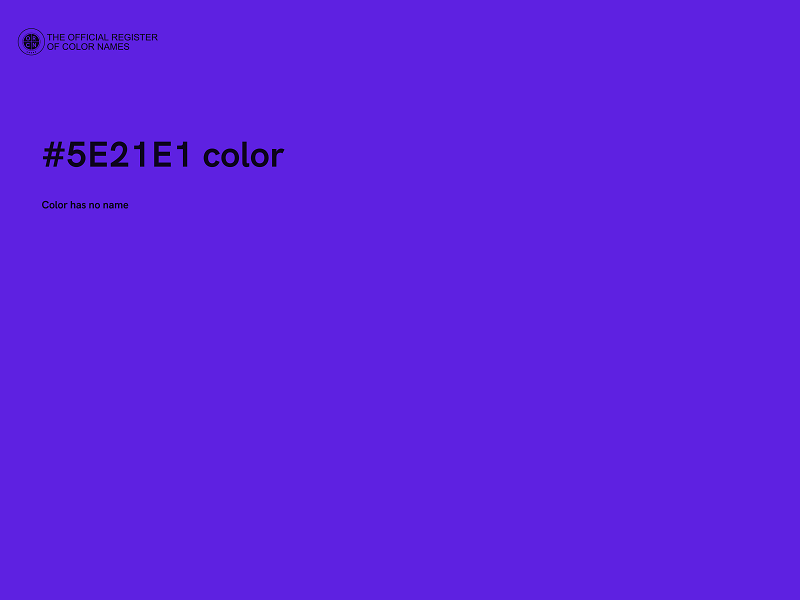 #5E21E1 color image