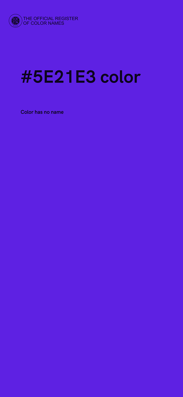 #5E21E3 color image