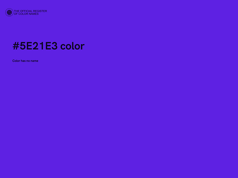 #5E21E3 color image