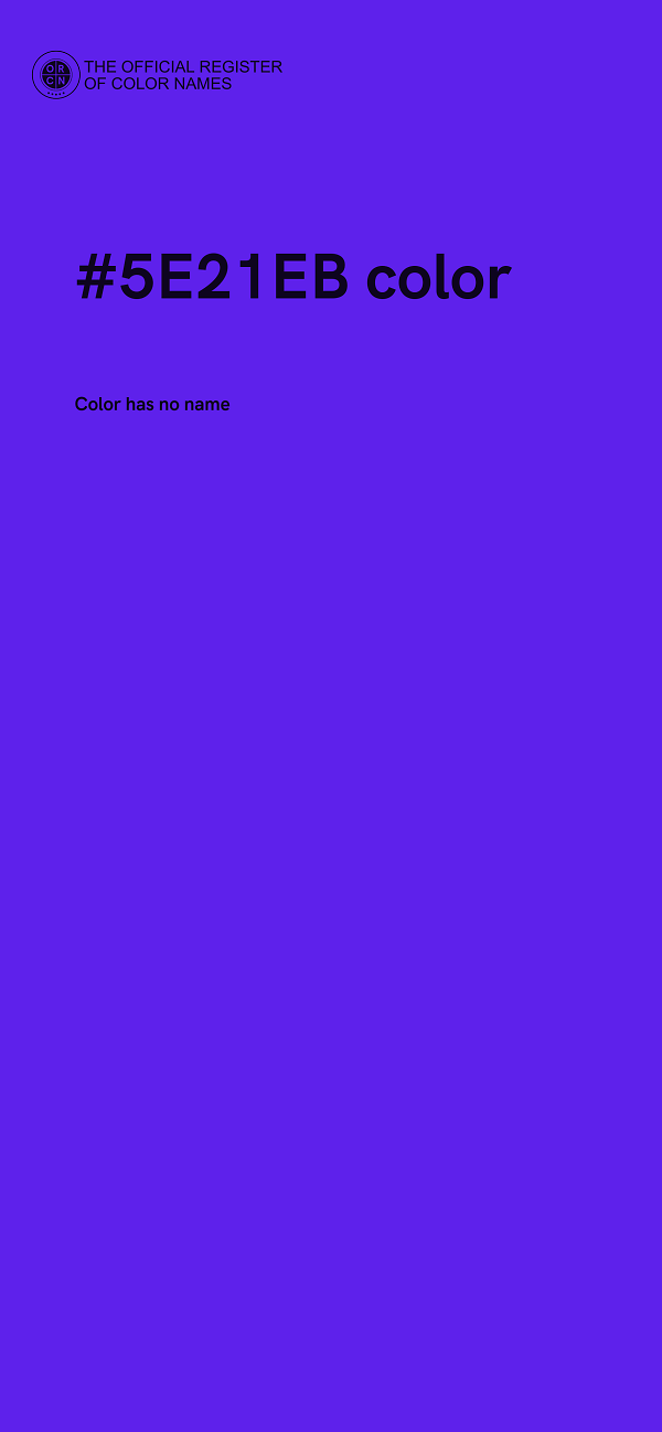 #5E21EB color image