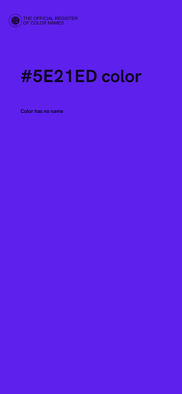 #5E21ED color image