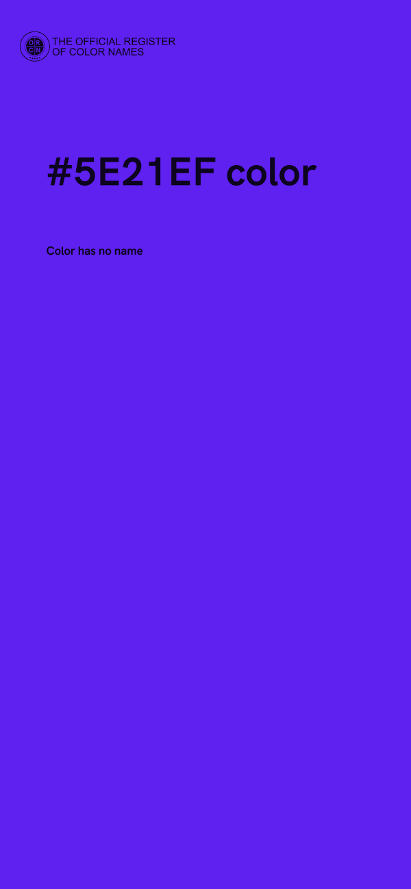 #5E21EF color image