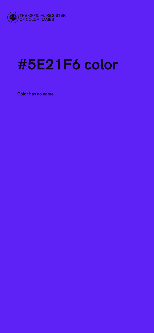 #5E21F6 color image