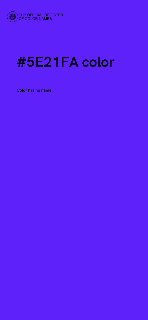 #5E21FA color image