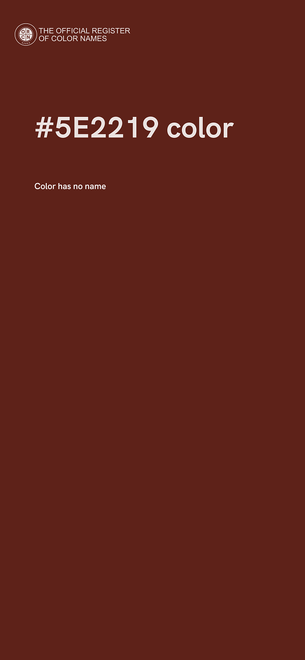 #5E2219 color image