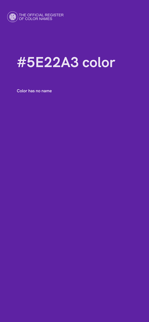 #5E22A3 color image