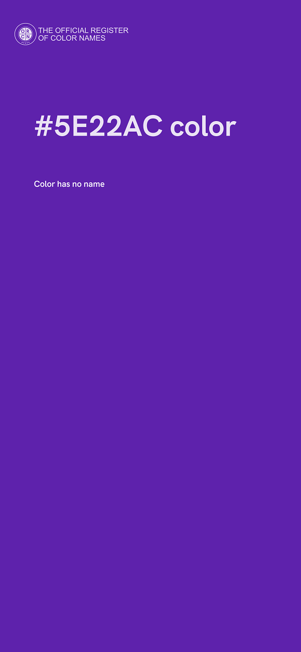 #5E22AC color image