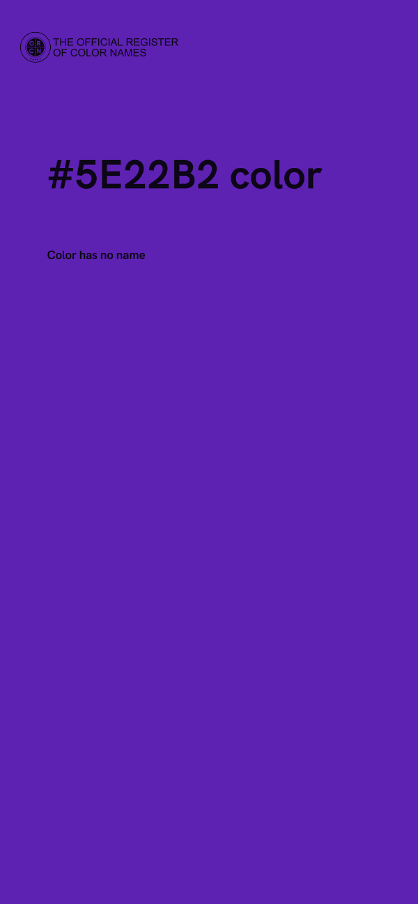 #5E22B2 color image