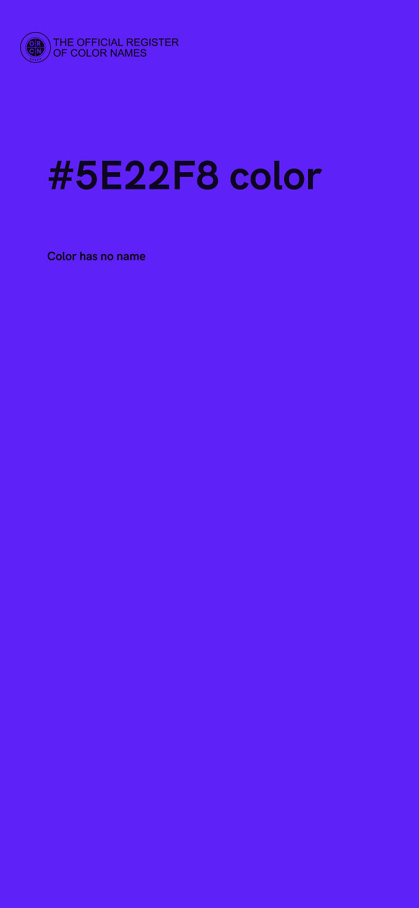 #5E22F8 color image