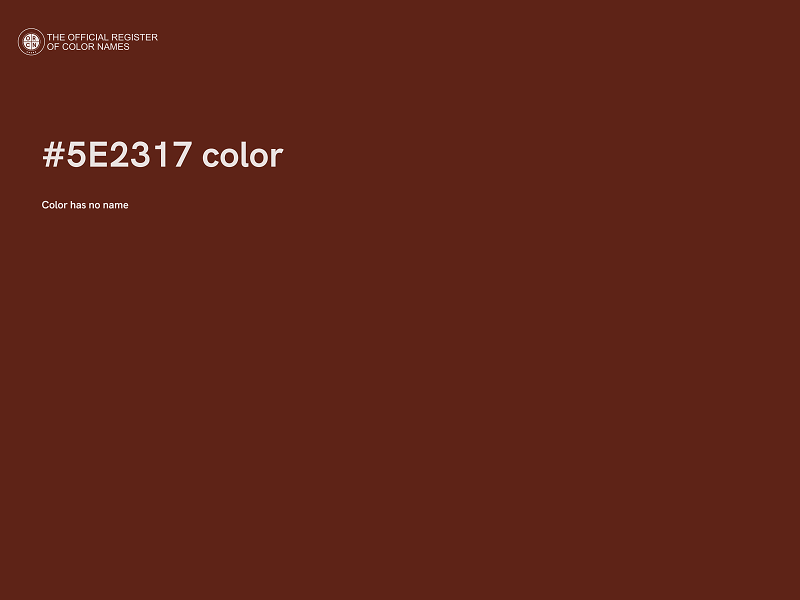 #5E2317 color image