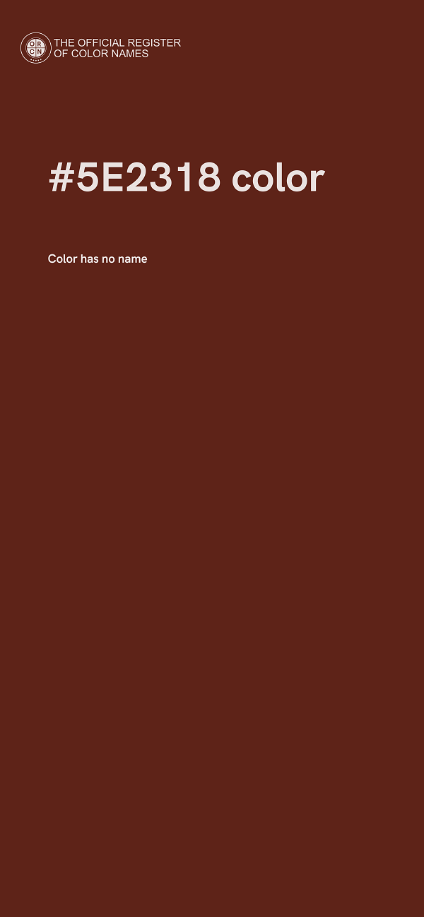 #5E2318 color image