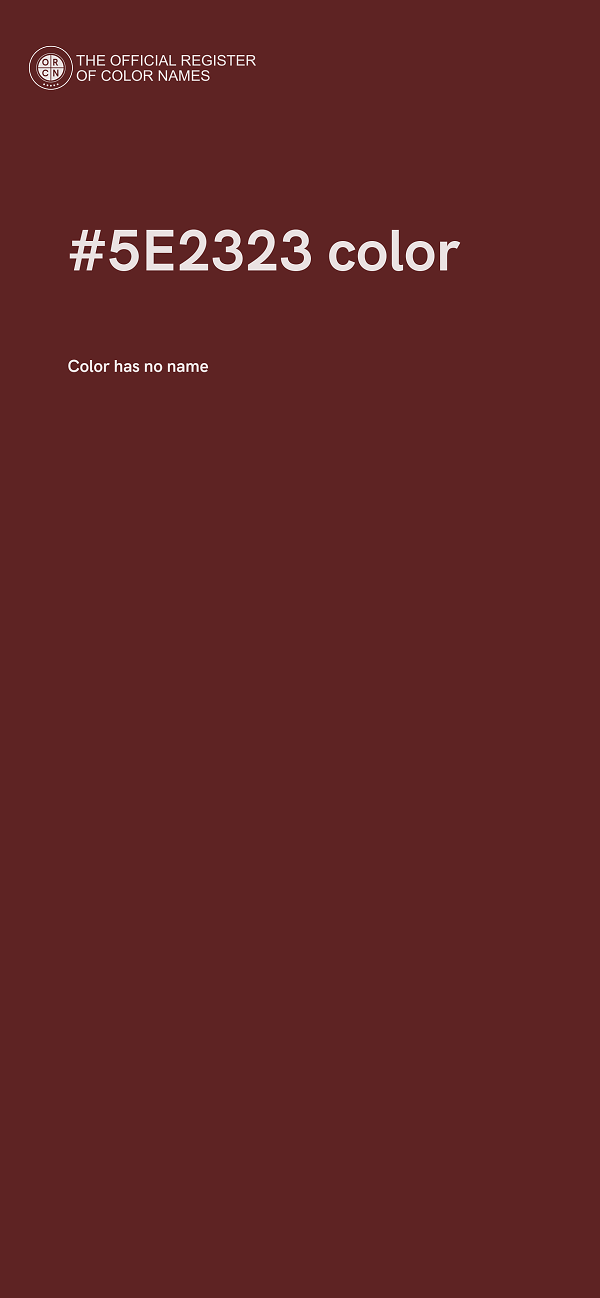 #5E2323 color image