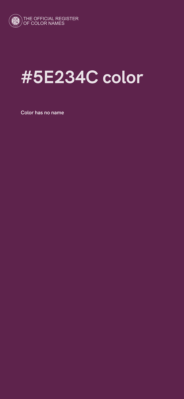 #5E234C color image