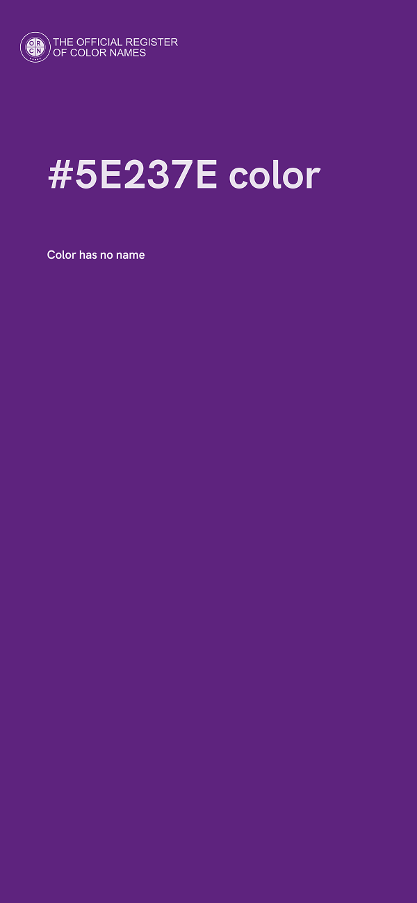 #5E237E color image