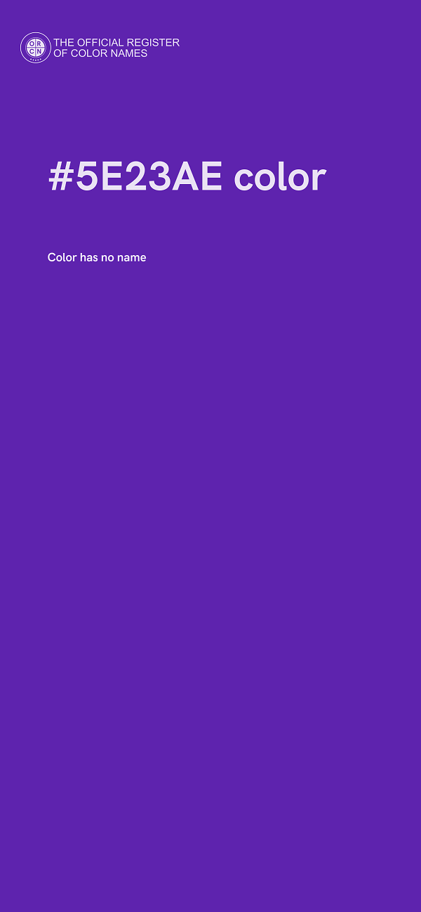 #5E23AE color image