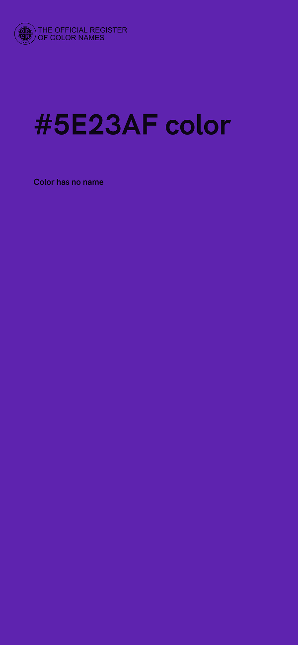 #5E23AF color image