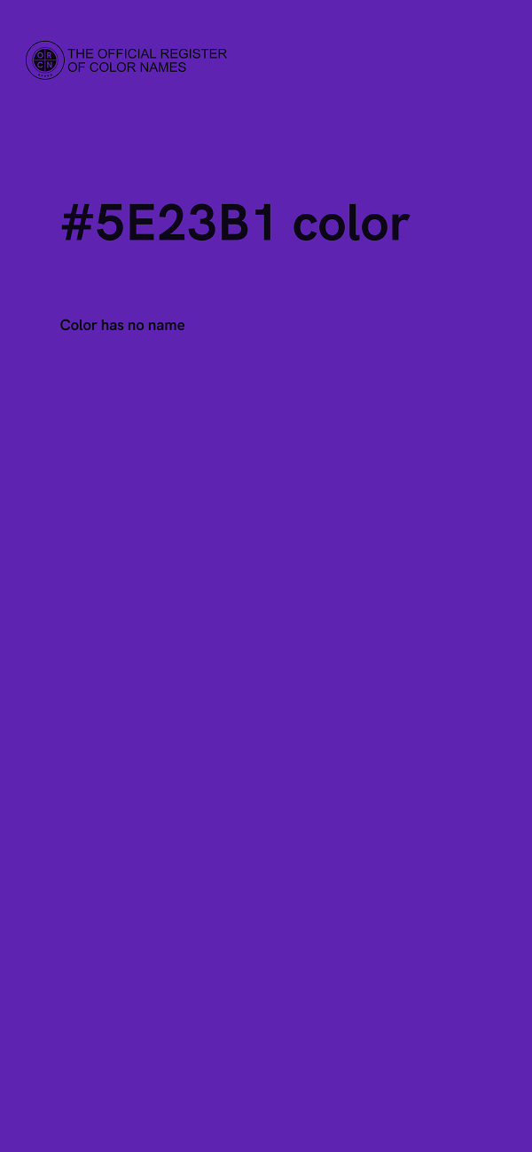 #5E23B1 color image