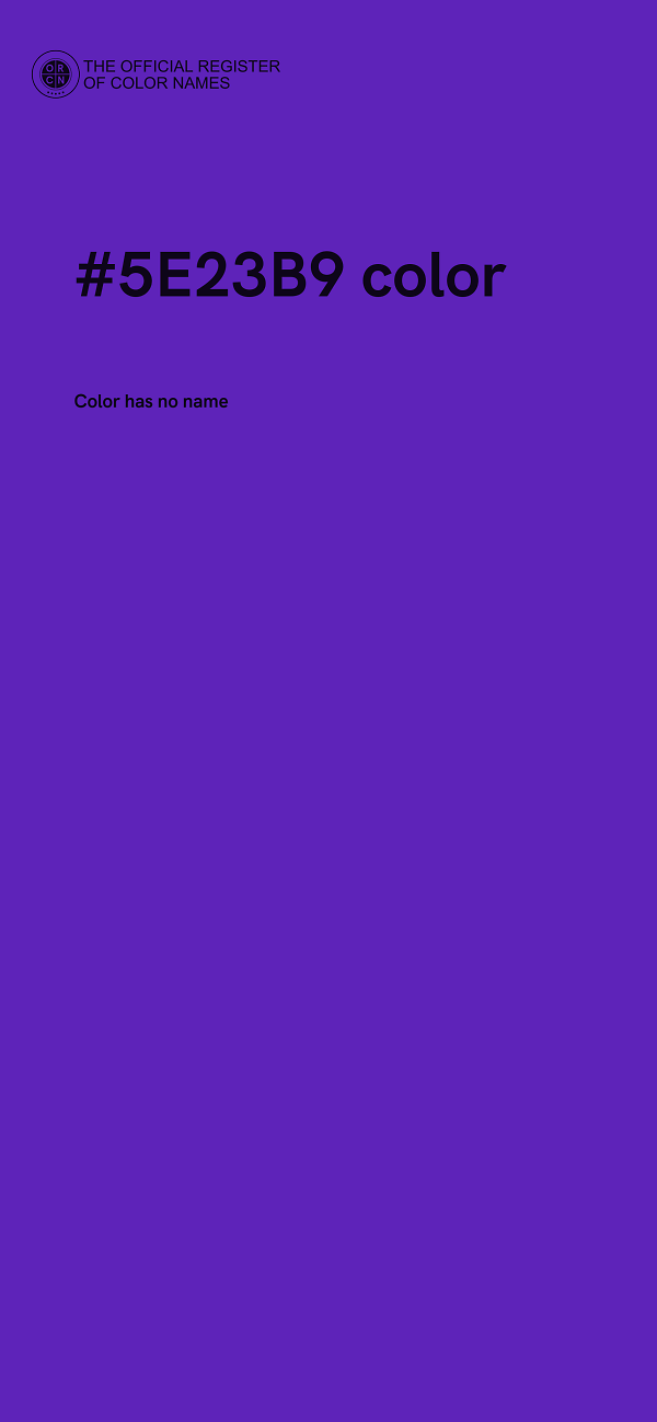 #5E23B9 color image
