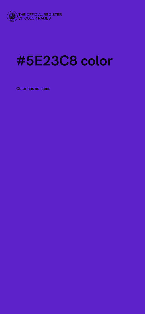 #5E23C8 color image