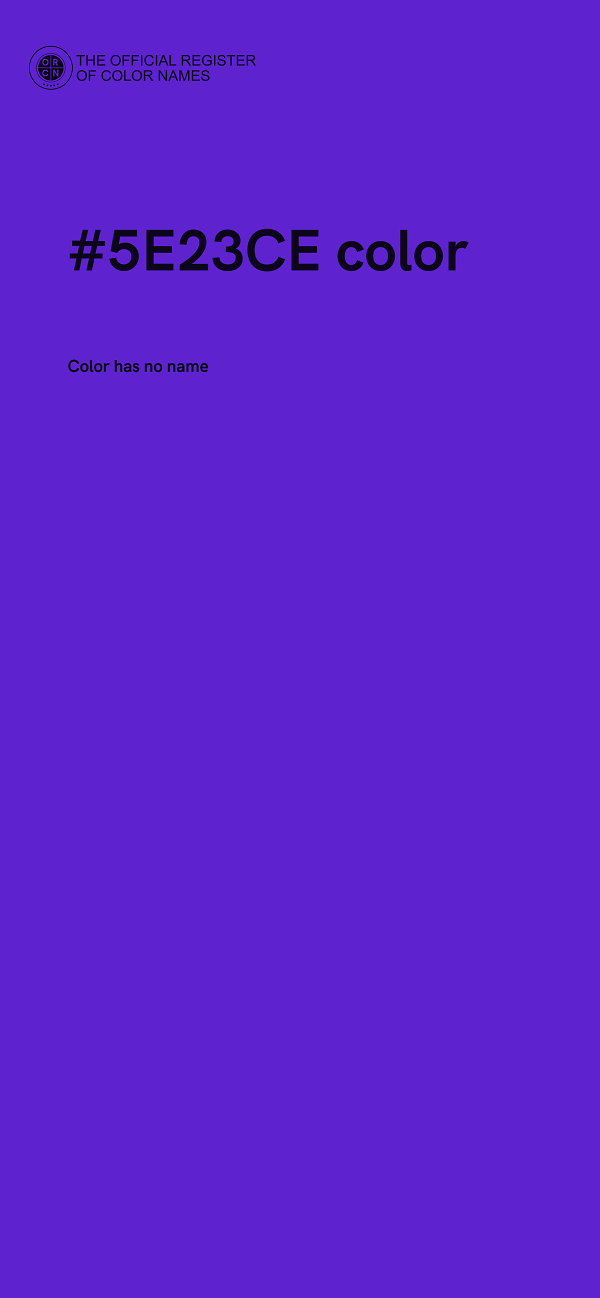 #5E23CE color image