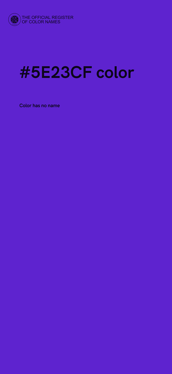 #5E23CF color image